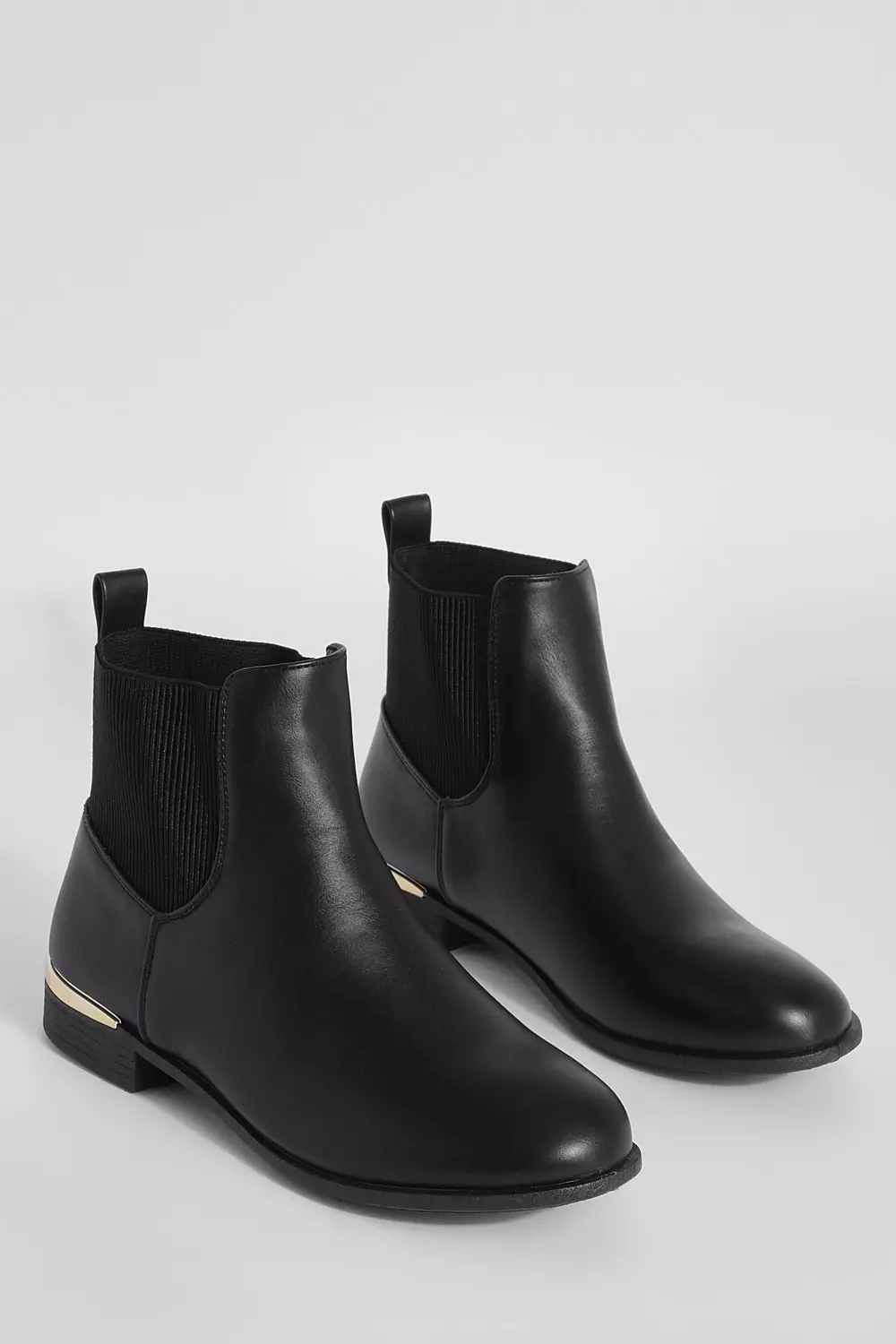 Metal trim deals ankle boots