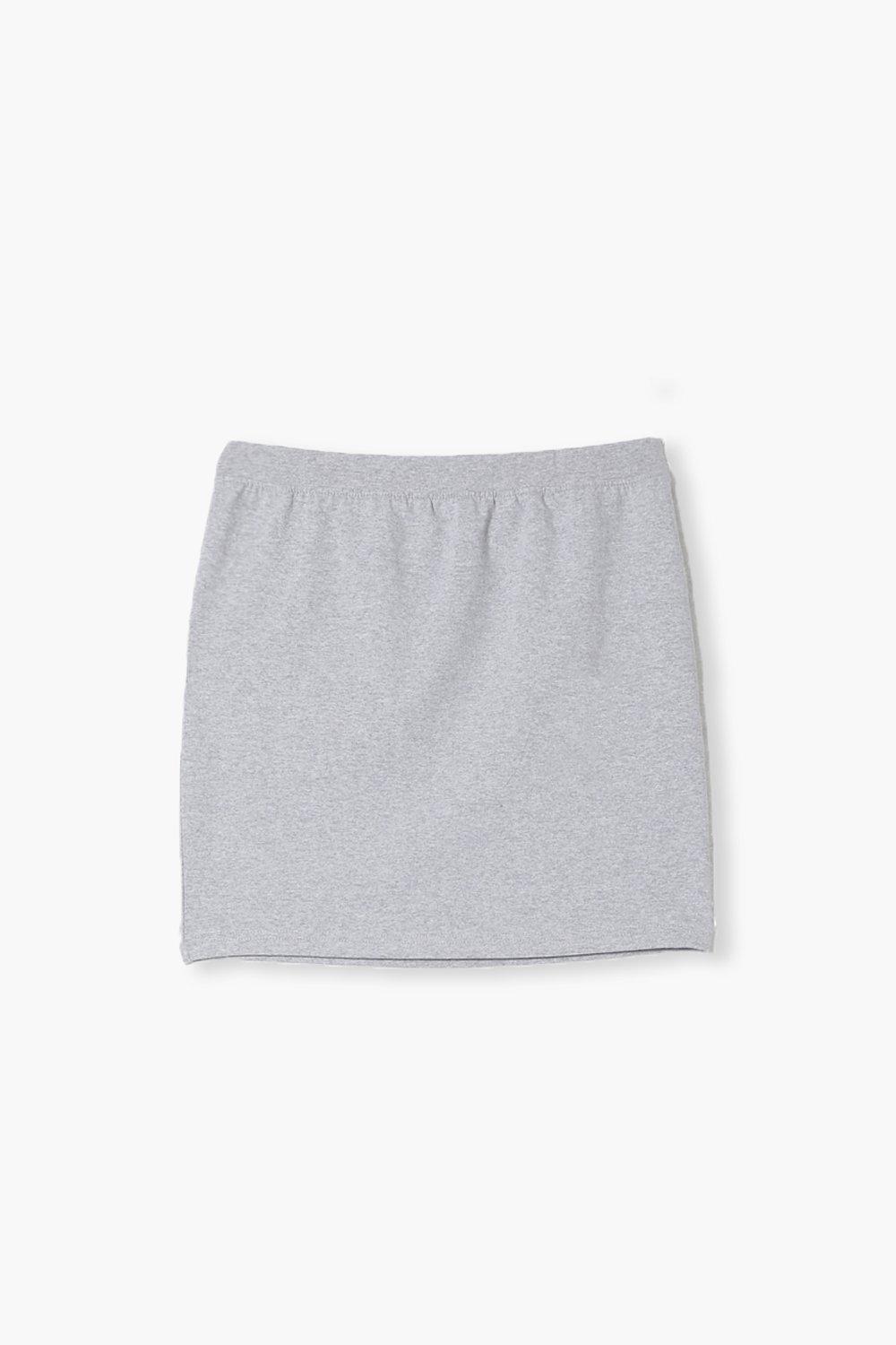 Cotton shop gray skirt