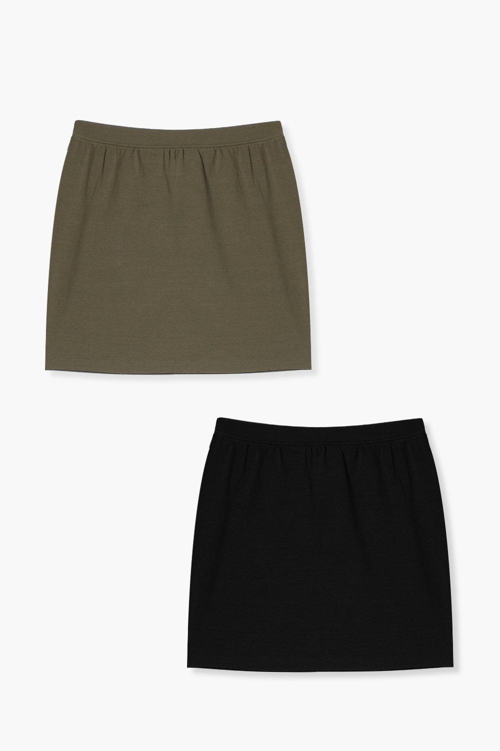 Cotton khaki outlet skirt