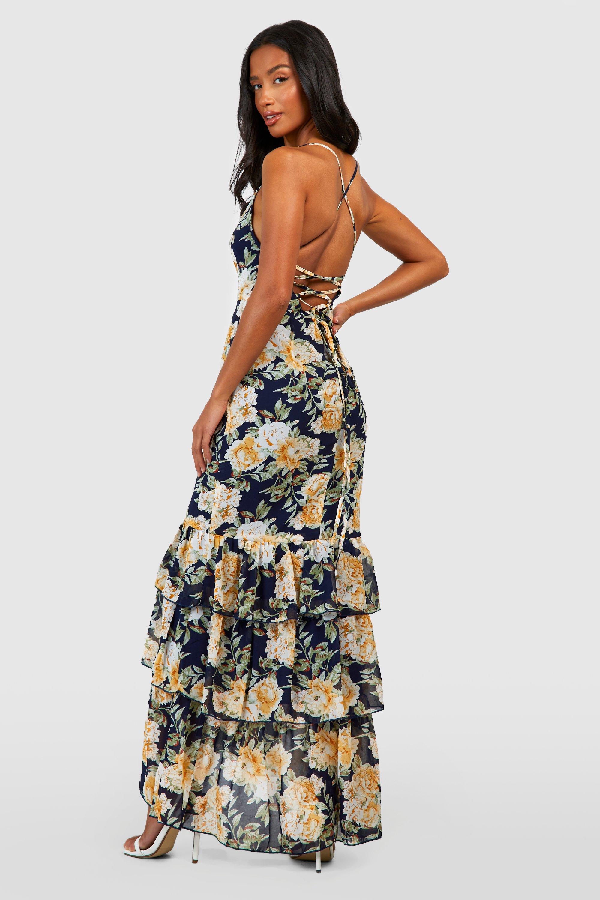 maxi floral dresses