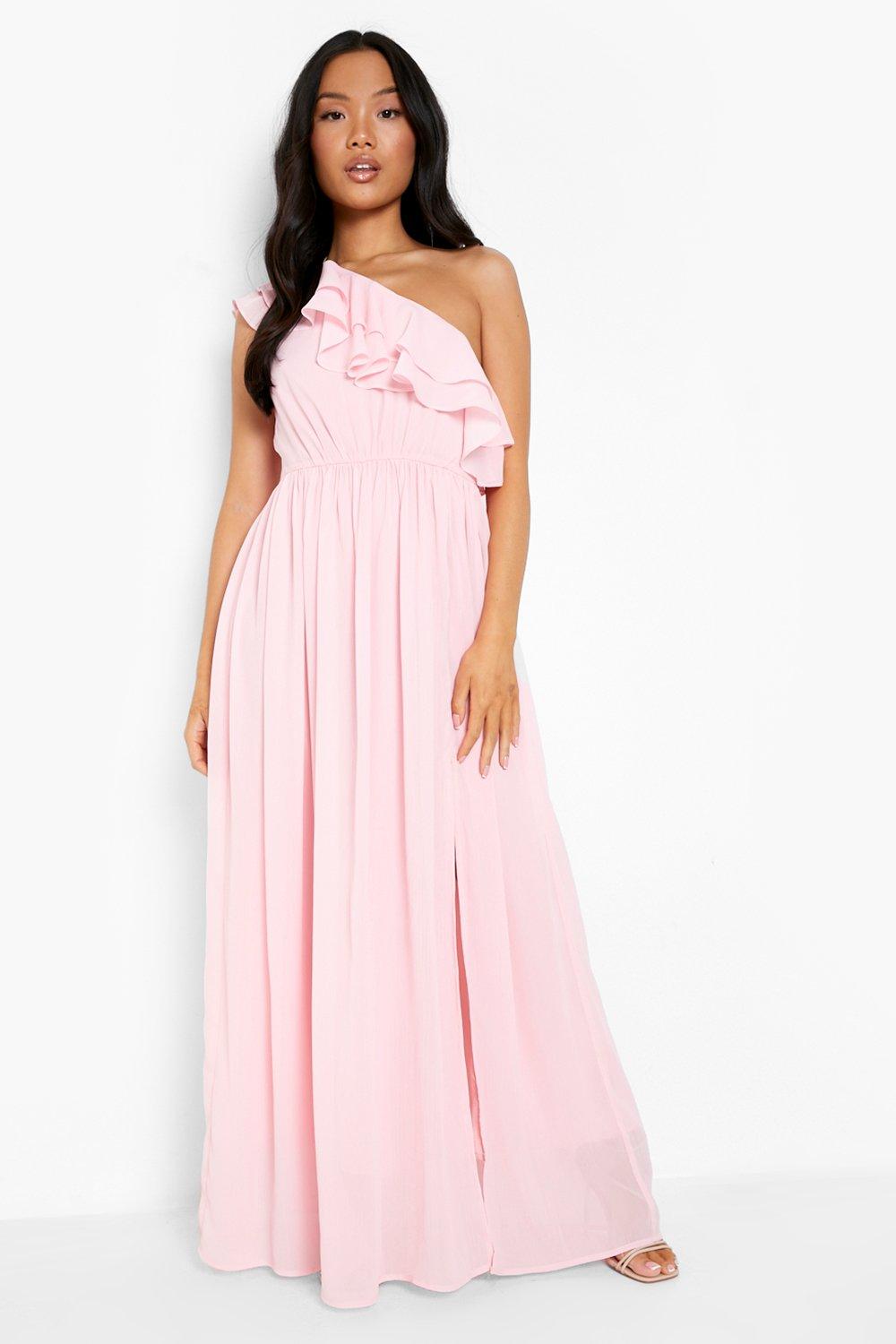 Boohoo blush 2024 maxi dress