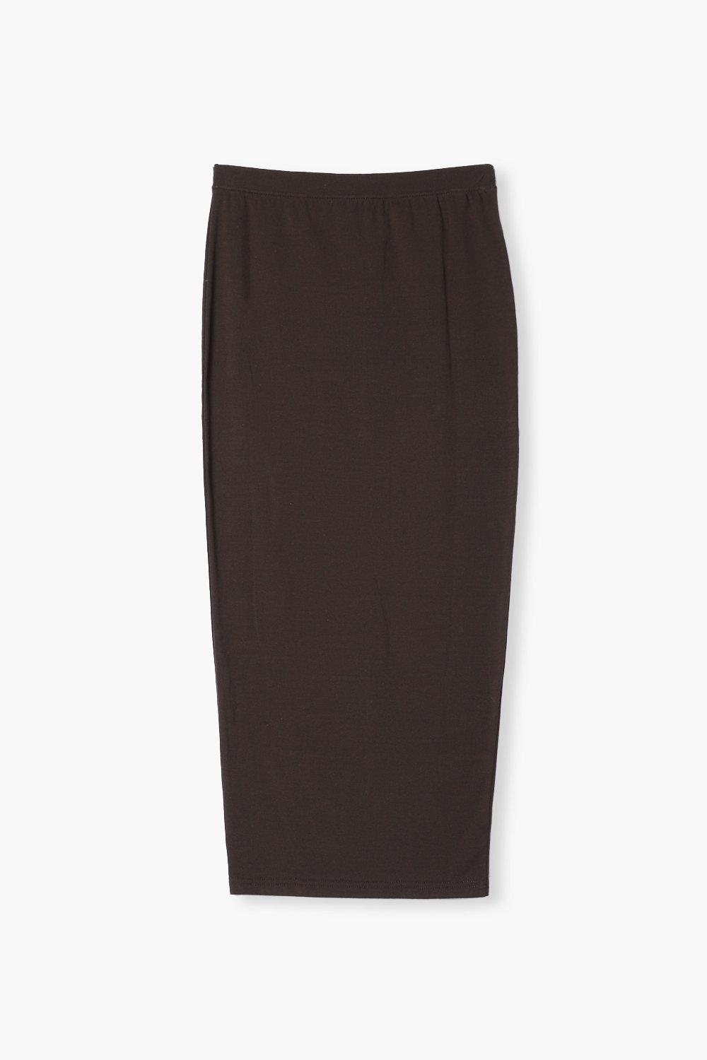 Black pencil outlet skirt boohoo