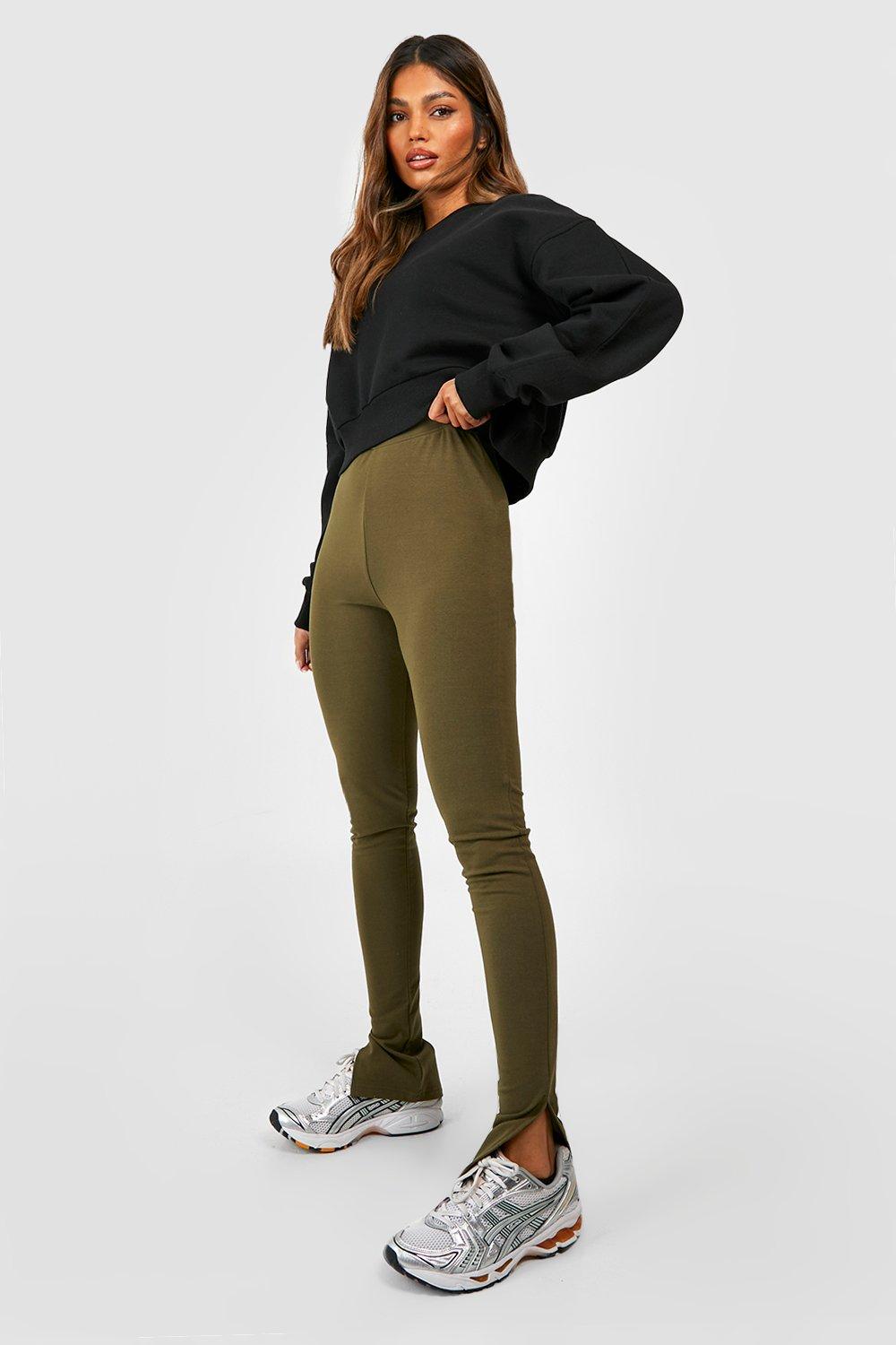 Khaki leggings on sale