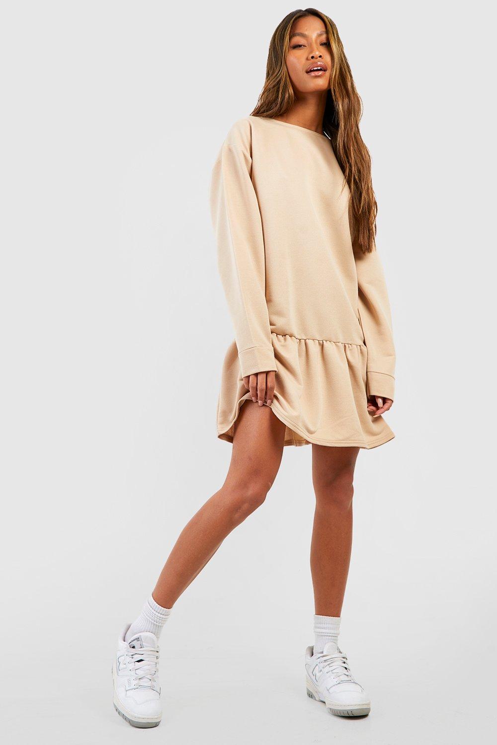 Boohoo sweat dress best sale