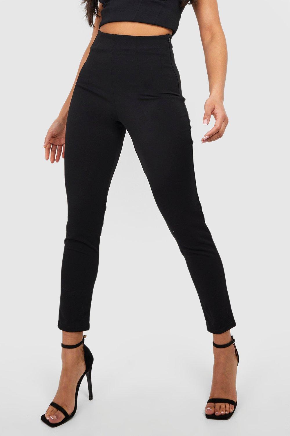 Black Tailored Slim Trousers