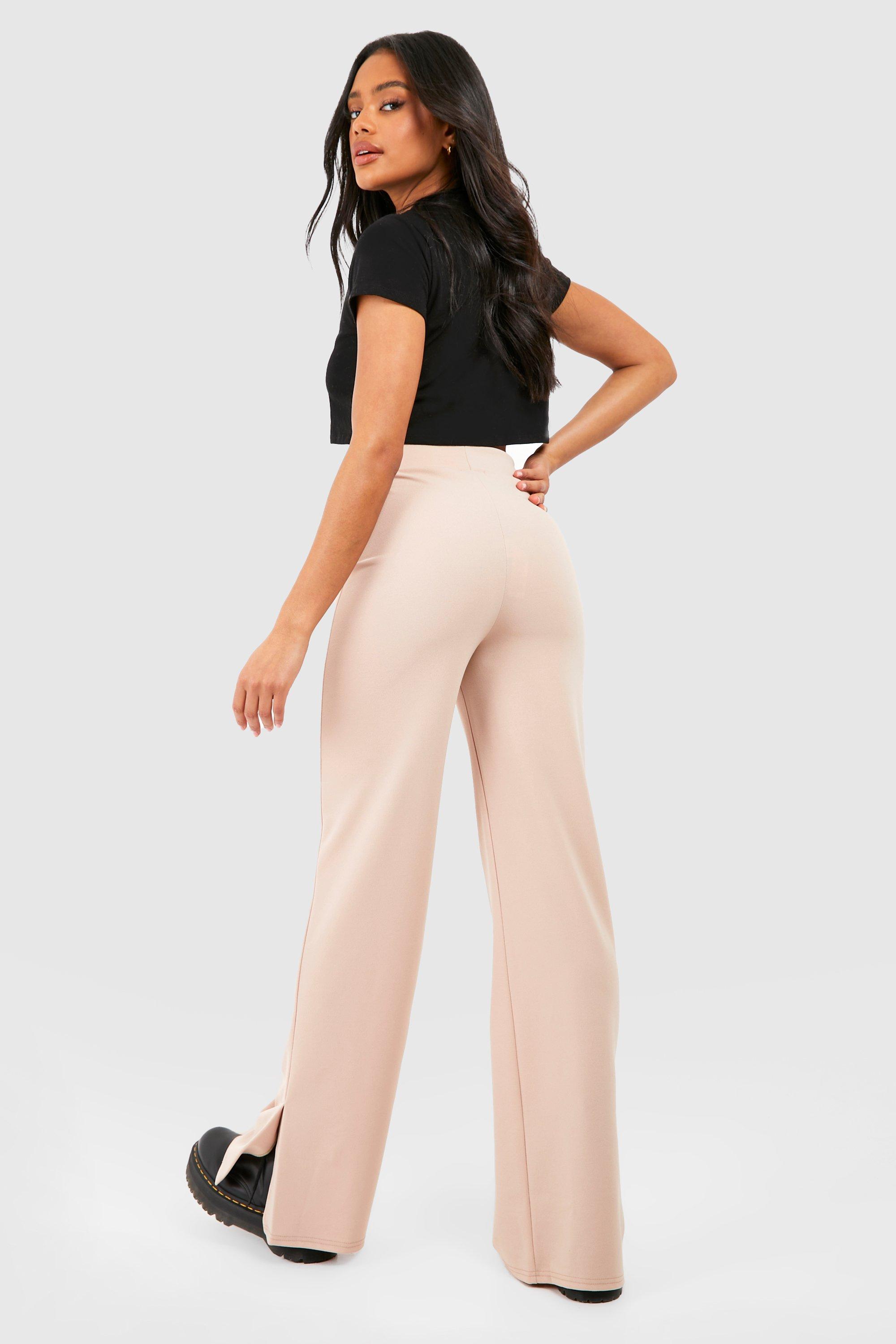 Side View - High Waisted Trousers for Women