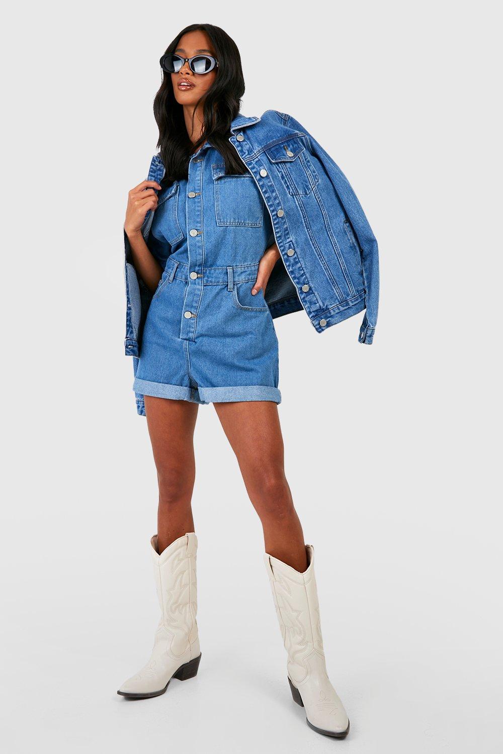 Playsuit denim best sale