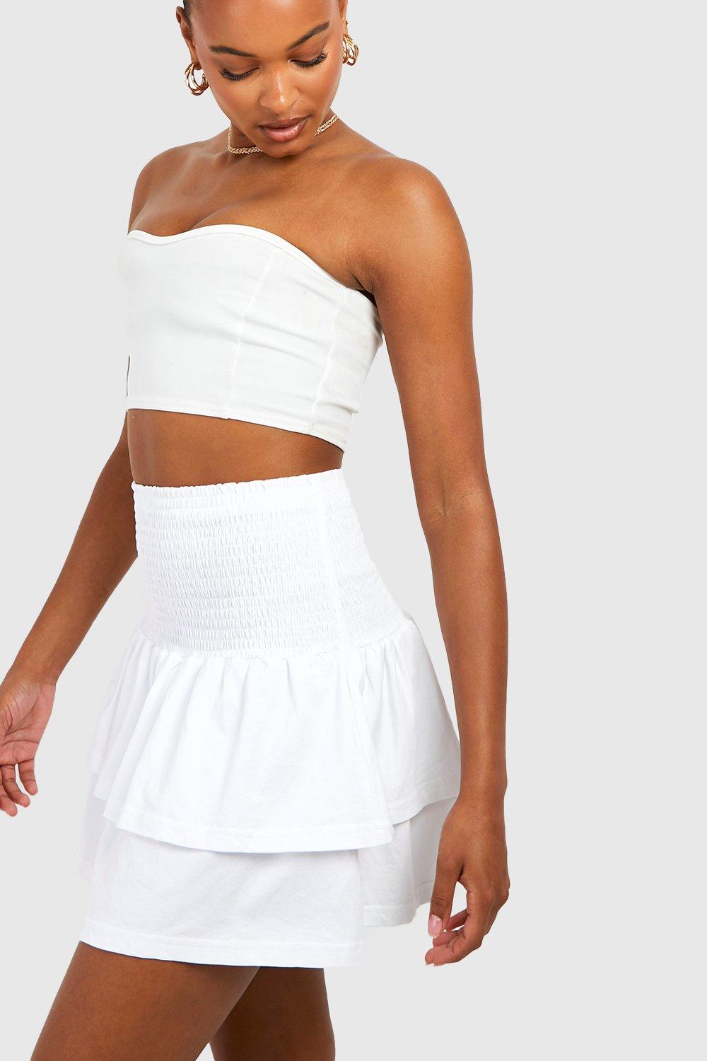 White skater deals skirt nz
