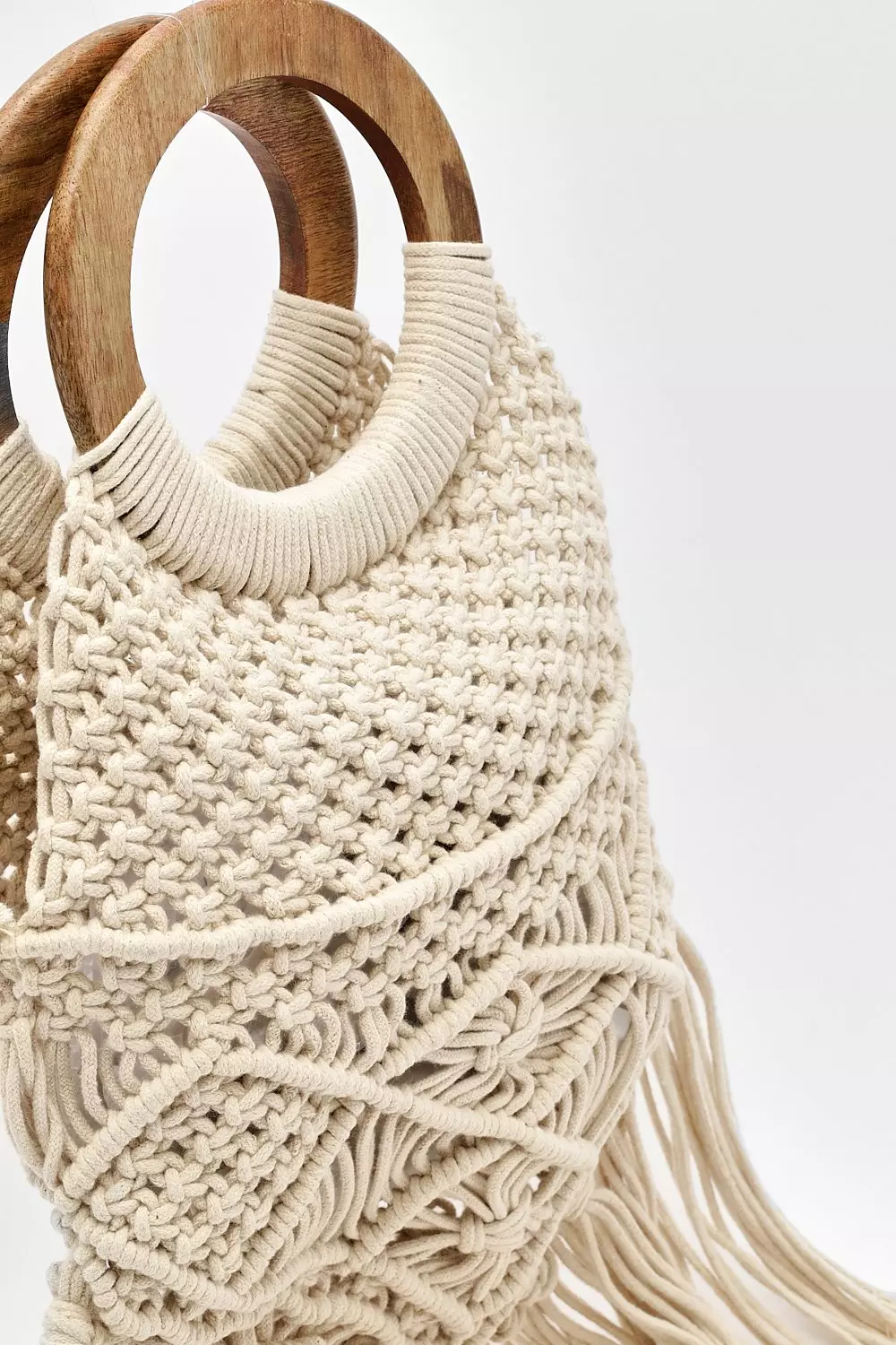 Crochet tassel bag on sale