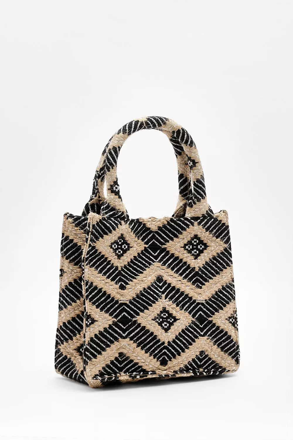 Black Mini Canvas Tote alternative image
