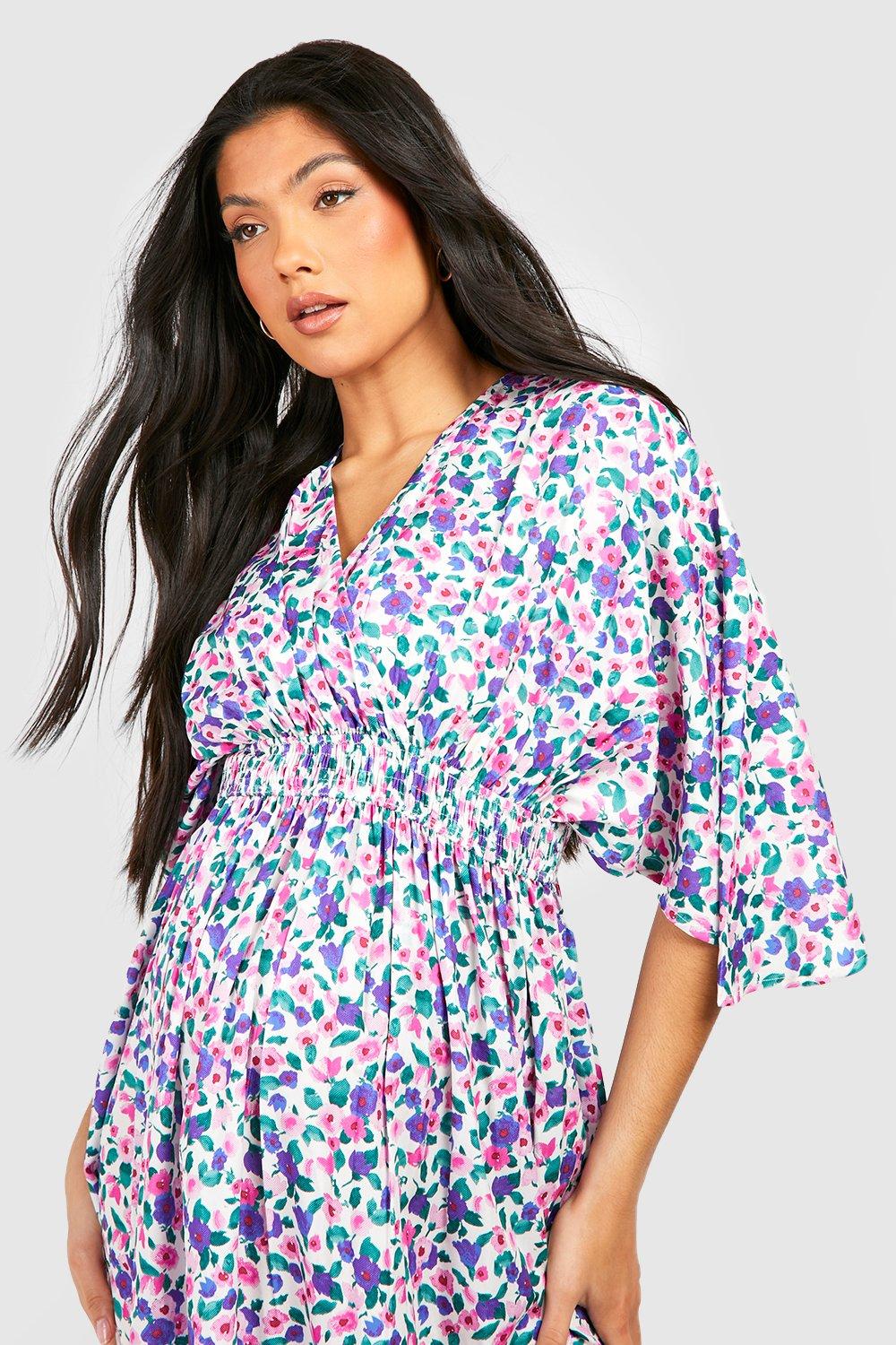 Plus size deals maternity wrap dress