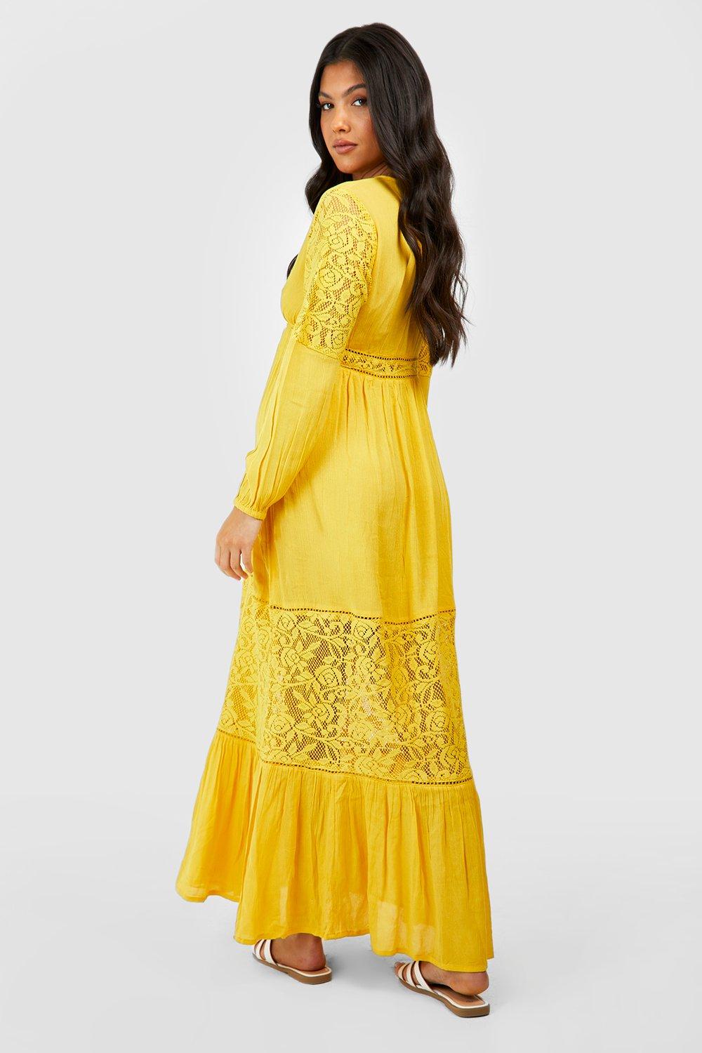 Plus size best sale boho maternity dress