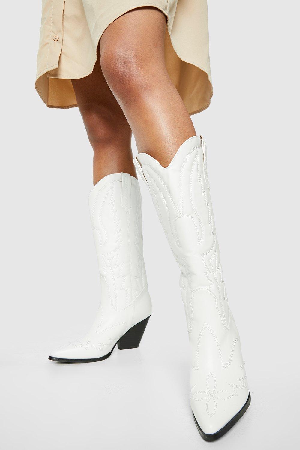 Cowboy sales boots boohoo