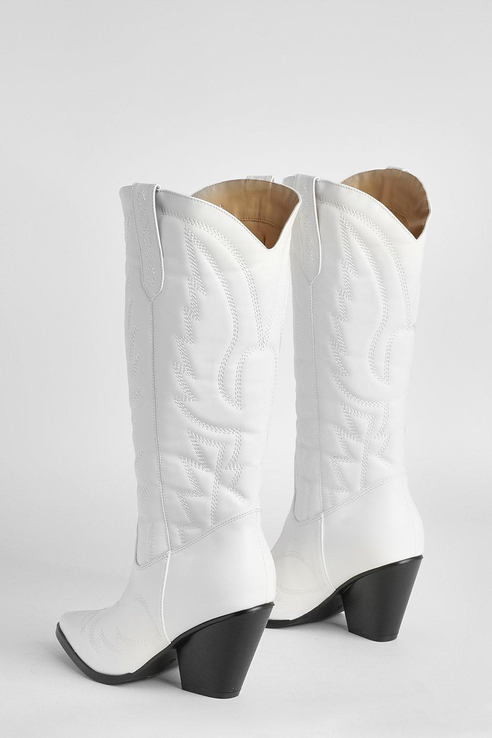 Boohoo clearance white booties