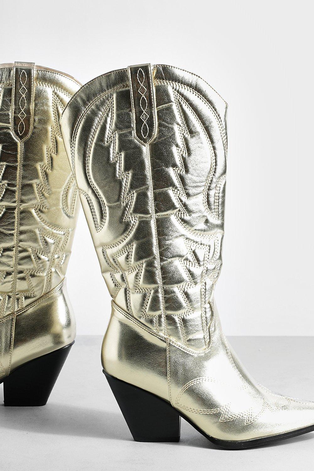 Golden sales cowboy boots