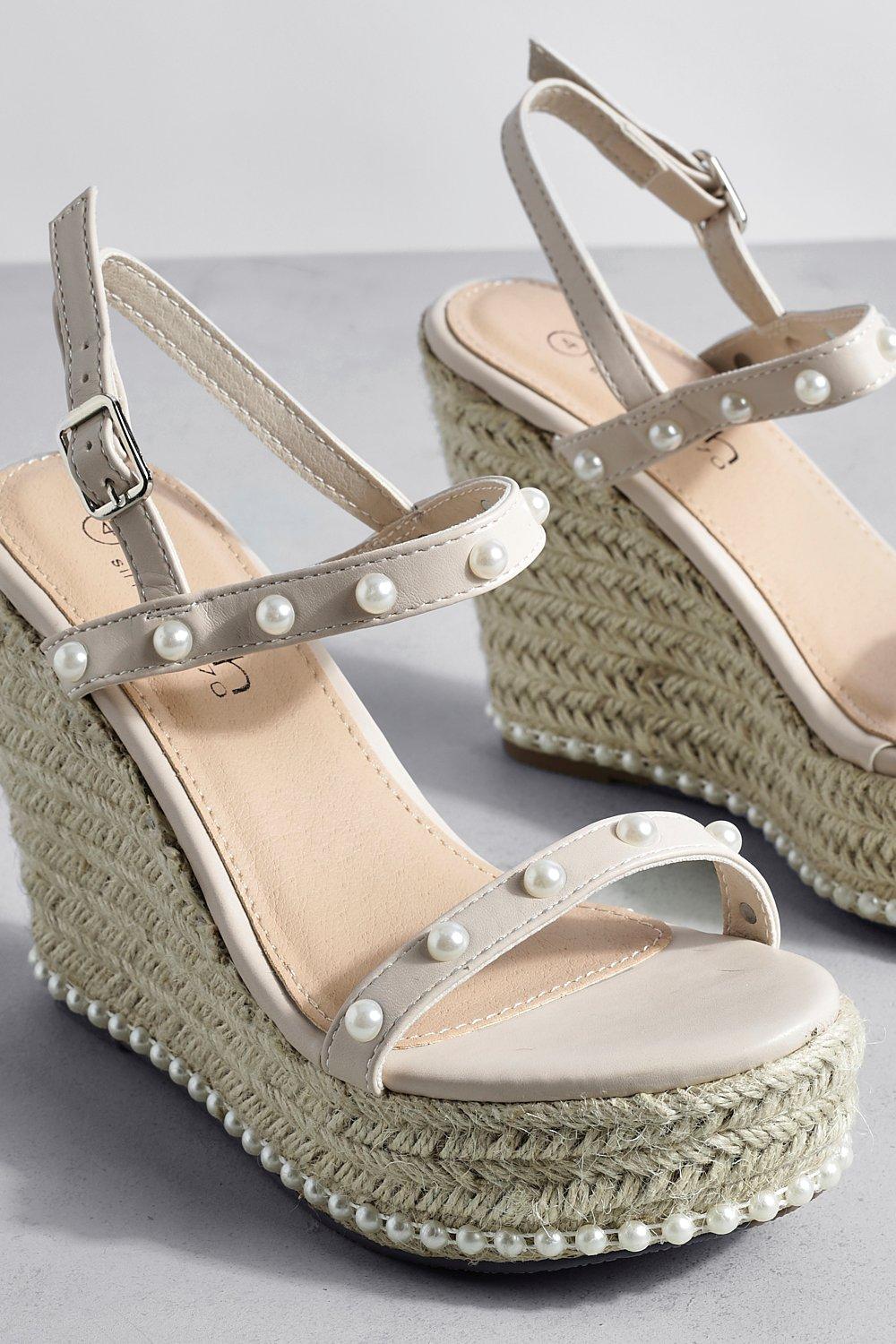 Boohoo wedges hot sale