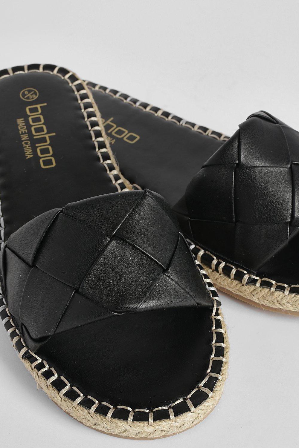 Ciabatte stile Espadrillas in tessuto
