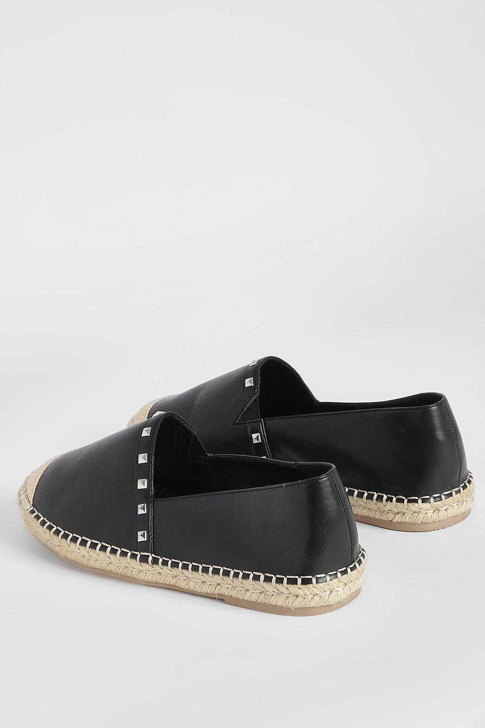 Espadrilles store with studs