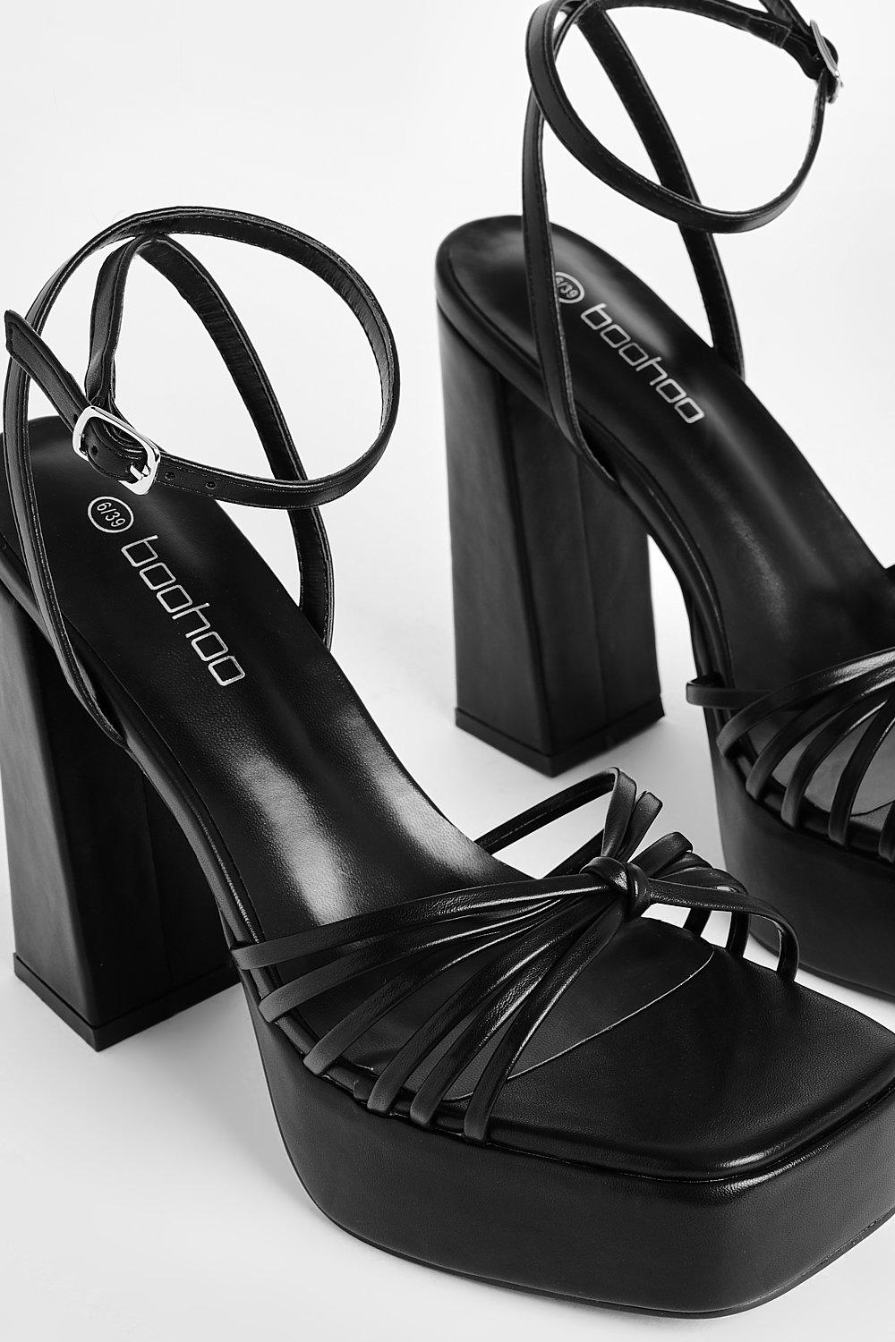 Boohoo clearance platform heels