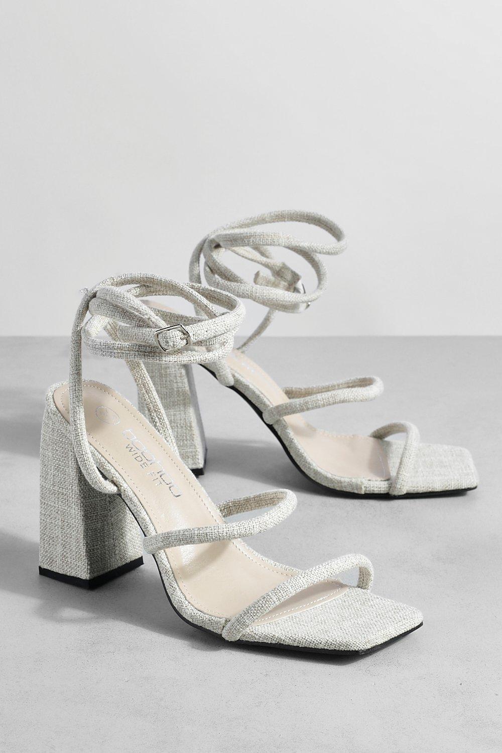 Tacon grueso beige hot sale