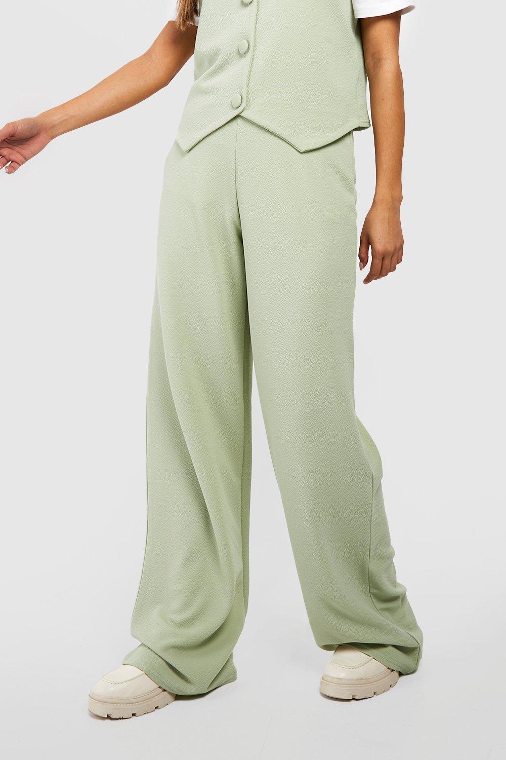 Jersey knit wide leg pants best sale