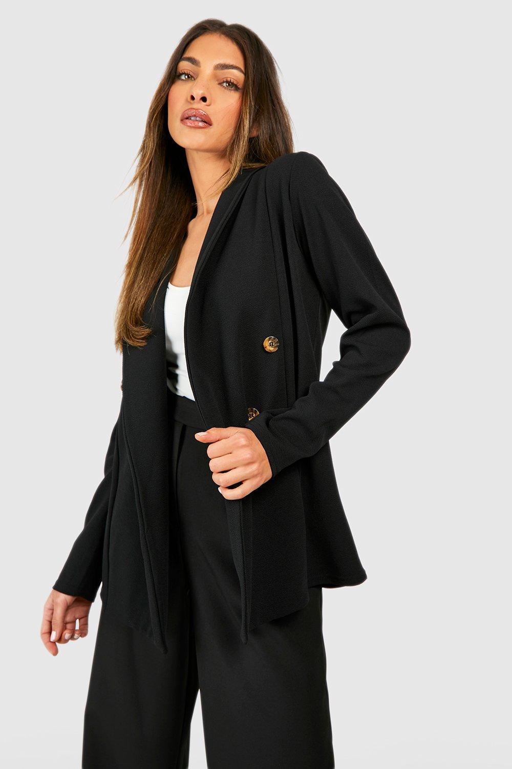 Knit relaxed blazer deals