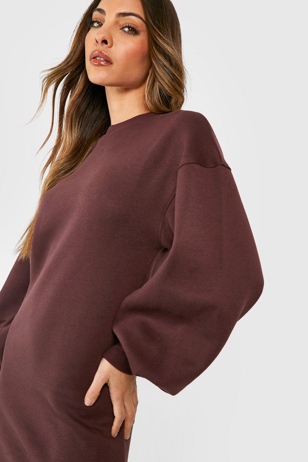 Blouson sleeve sweater store dress