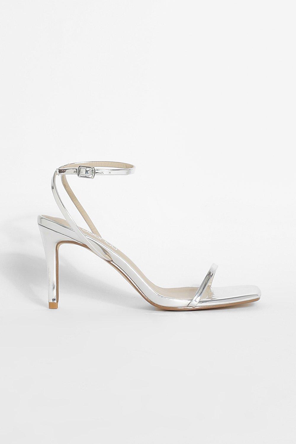 Metallic hotsell silver stilettos