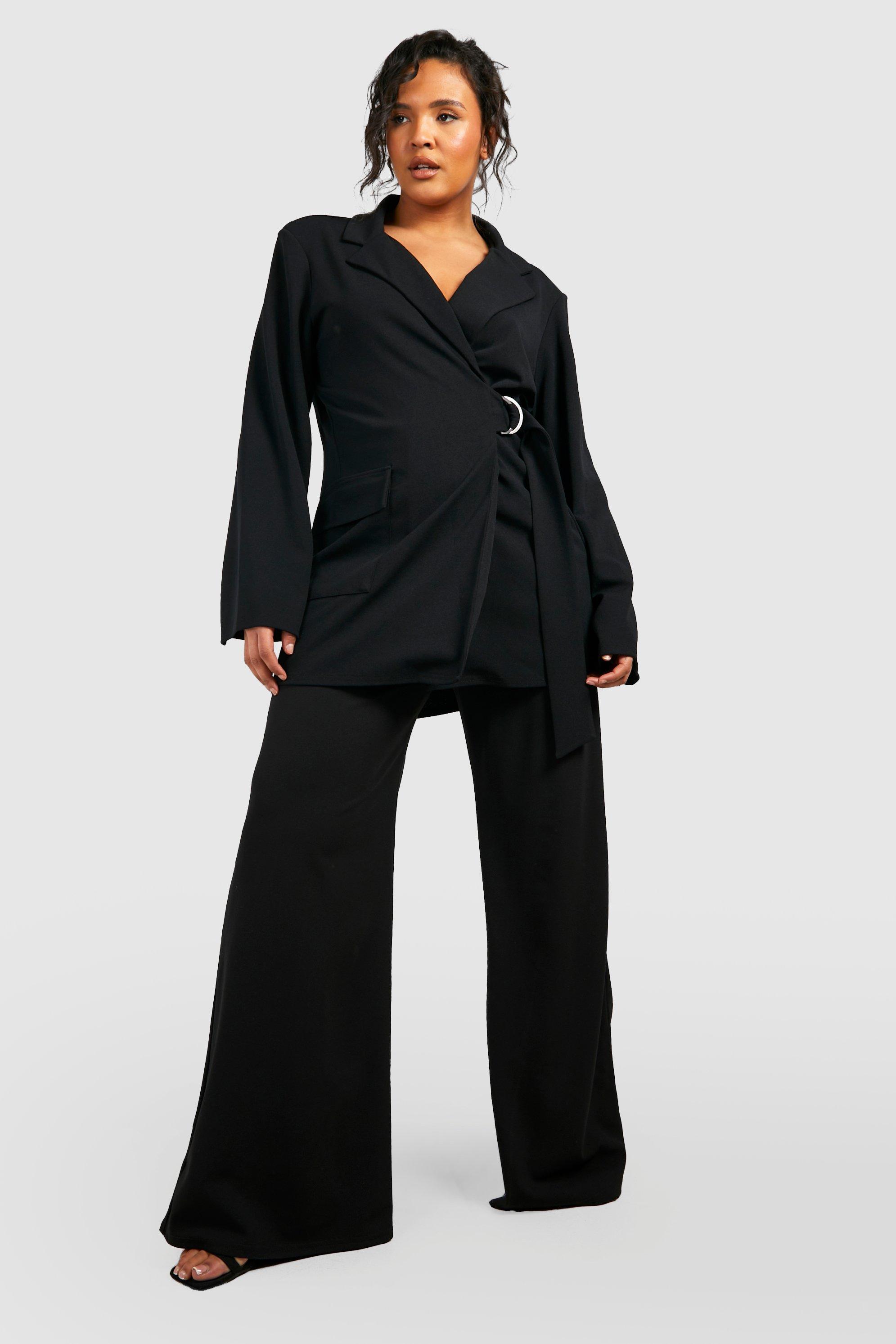 Petite Button Dress Pants