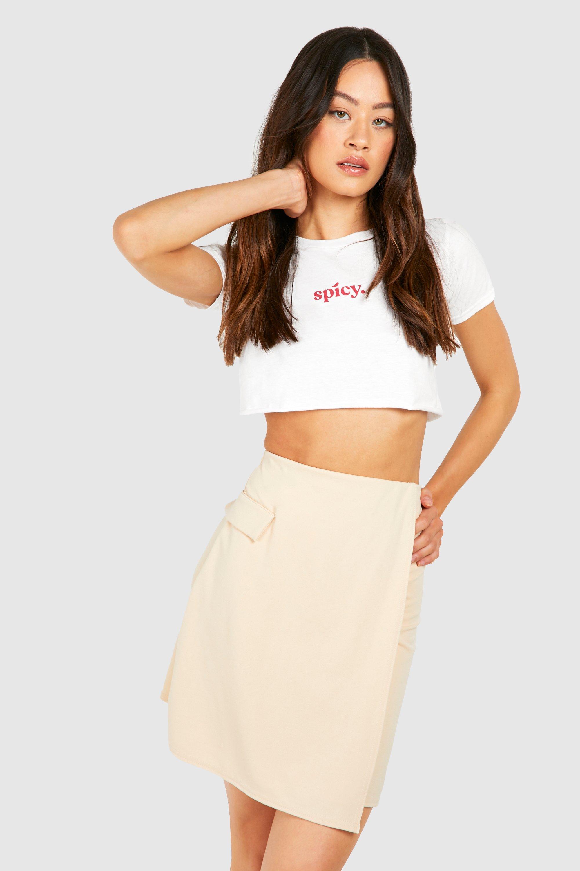 Women's Tall Cargo Wrap Over Skort