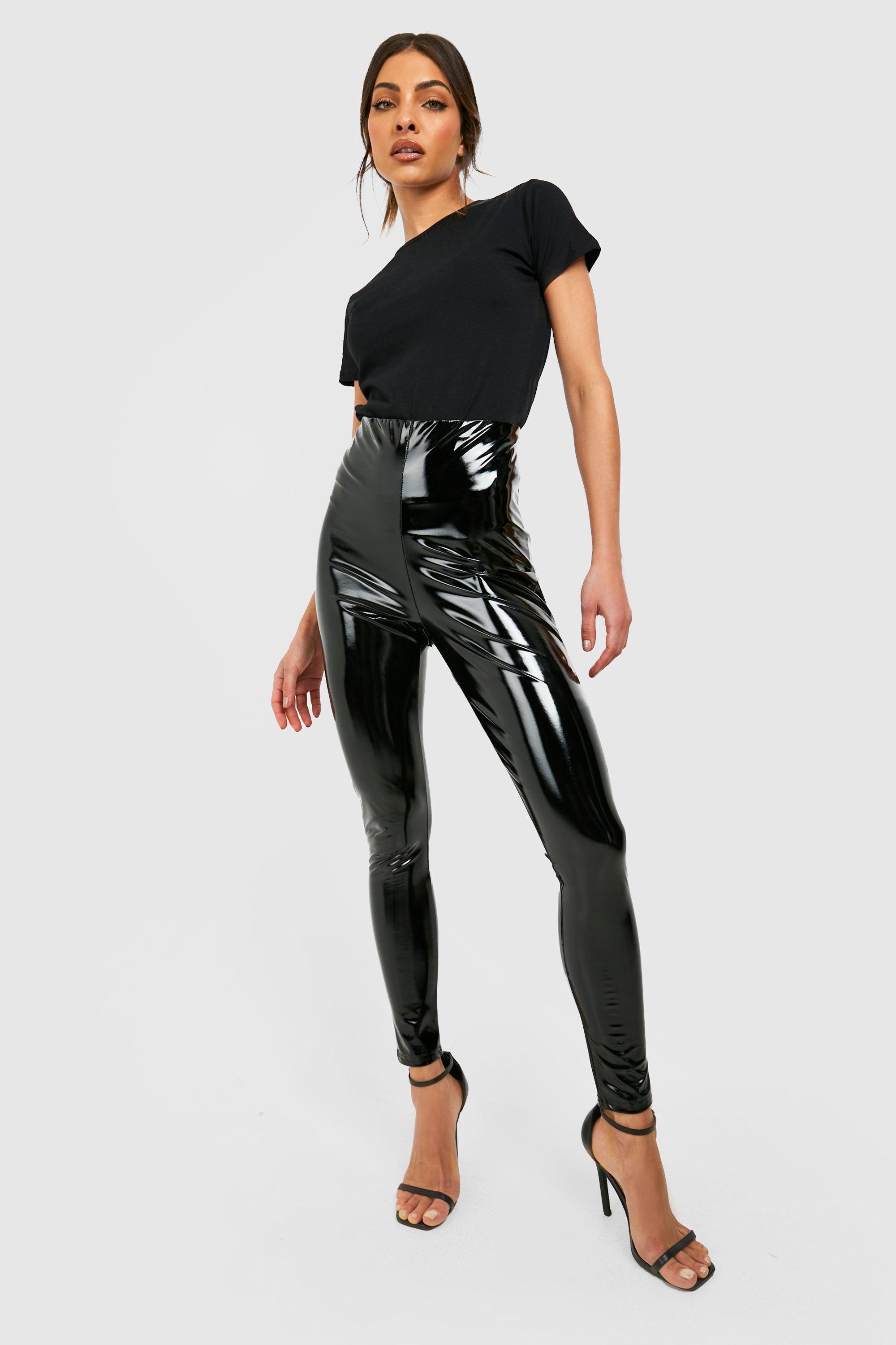 Vinyl 2025 leggings boohoo