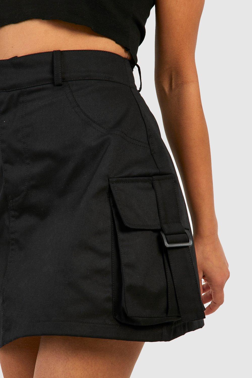 Cargo hotsell skirt boohoo