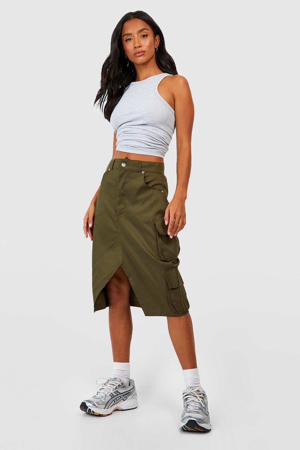 Cargo skirt outlet midi