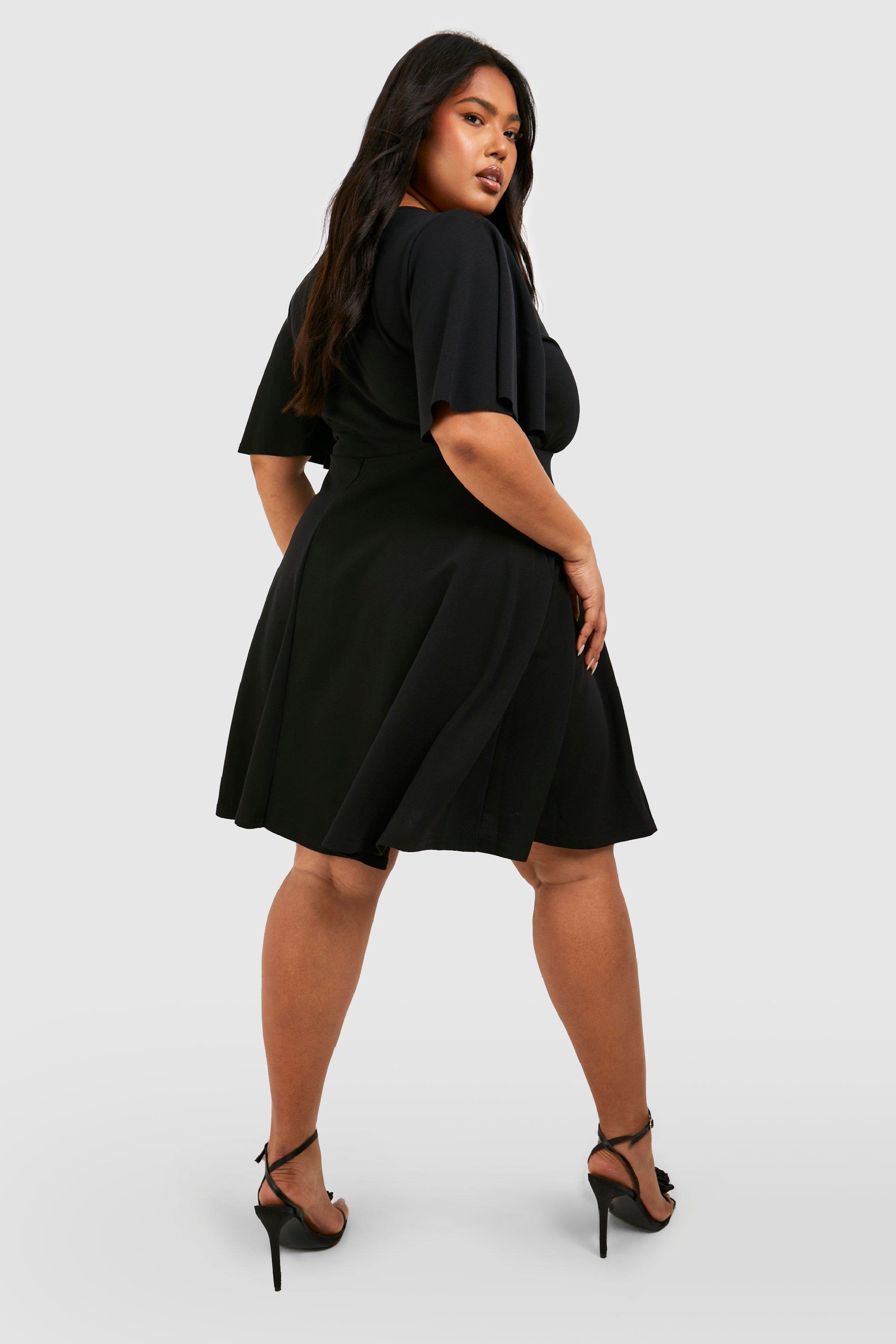 Star Vixen Women's Plus-Size Sleeveless Box-Pleat Skater Dress, Black, 3X :  : Clothing, Shoes & Accessories