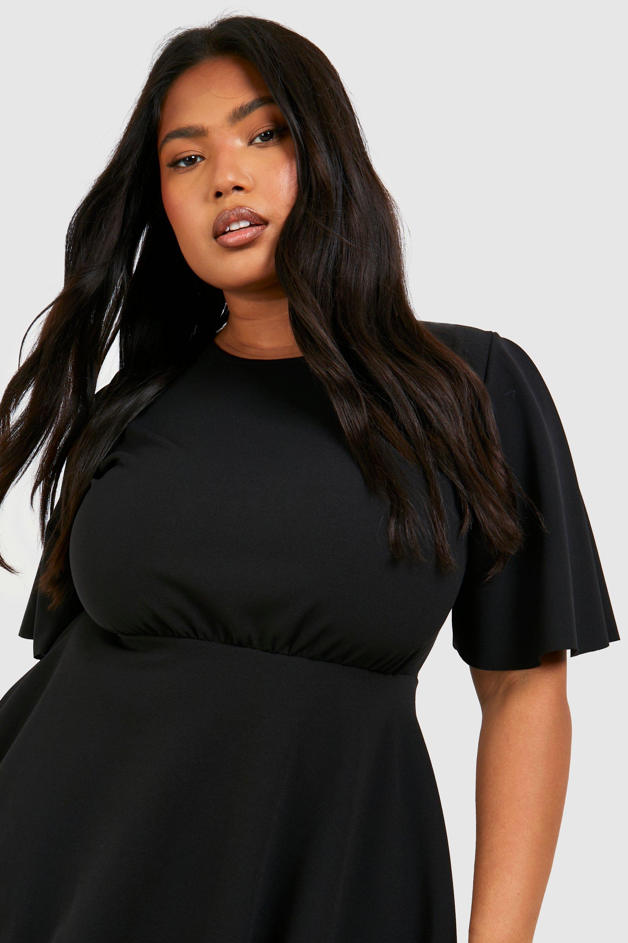 Womens black outlet skater dress