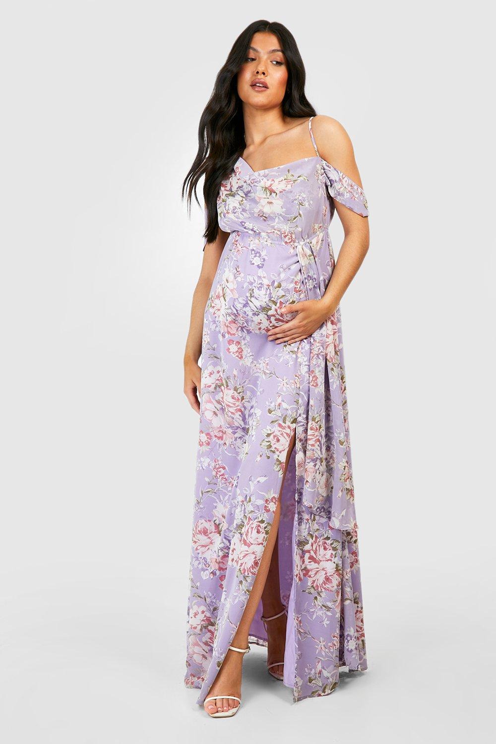 Maternity evening outlet maxi dress