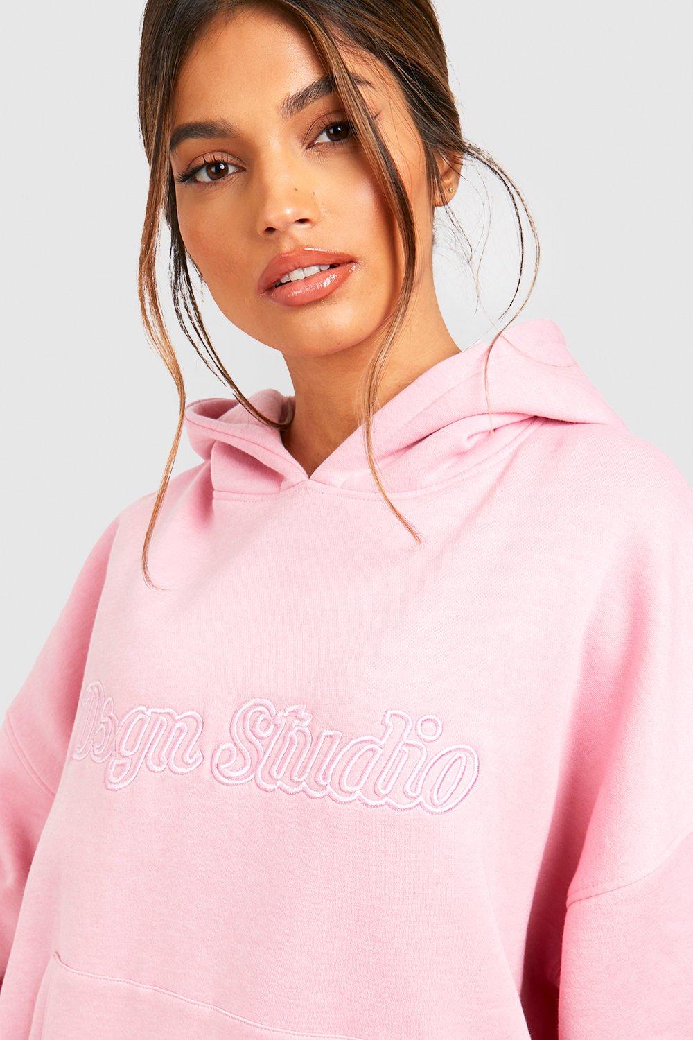 3d Embroidered Oversized Hoodie