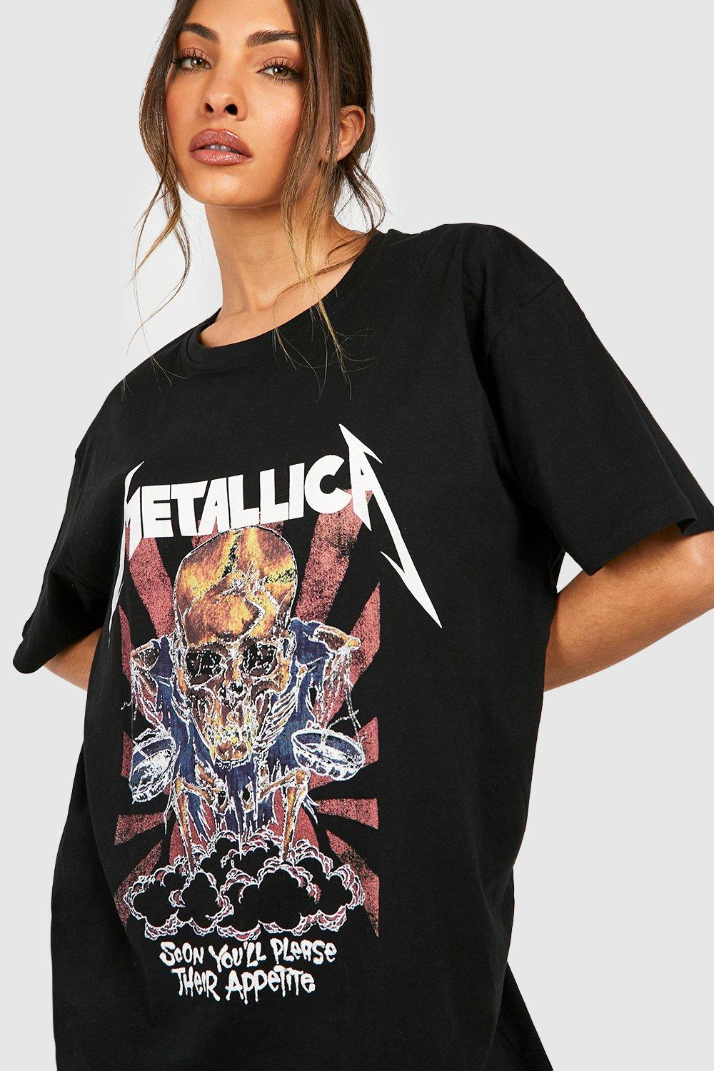 Womens on sale metallica shirt