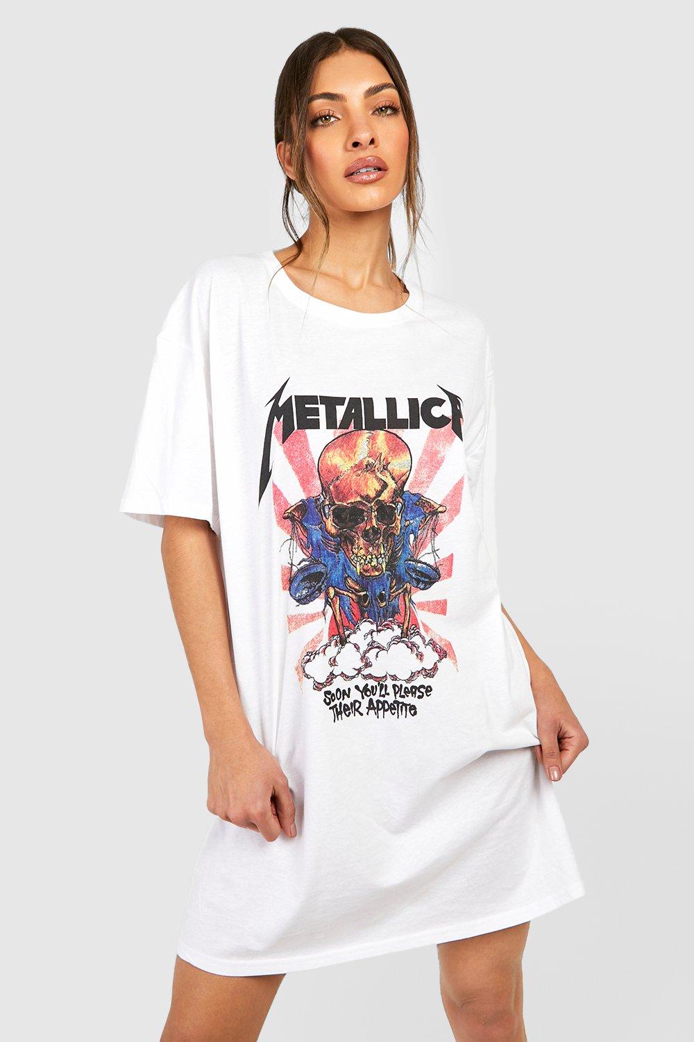 Metallica t store shirt dress