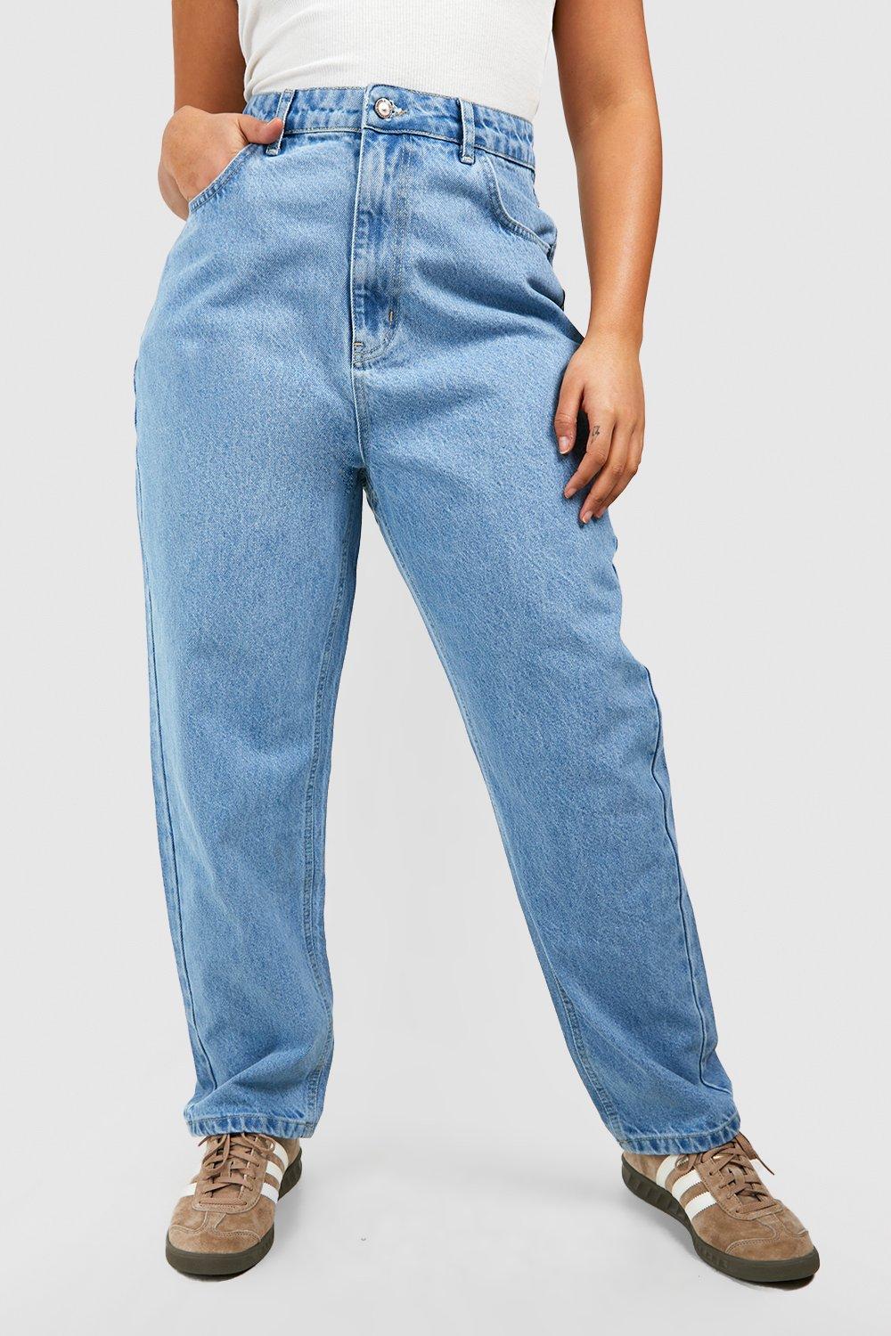 80's Mom Jeans (plus) - Blue