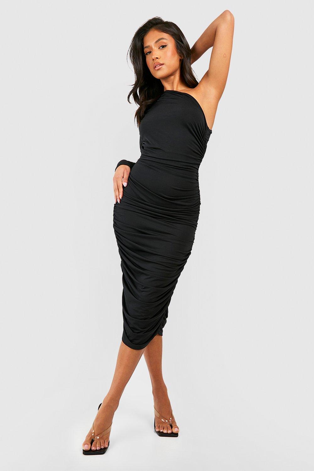 Boohoo petite best sale midi dress