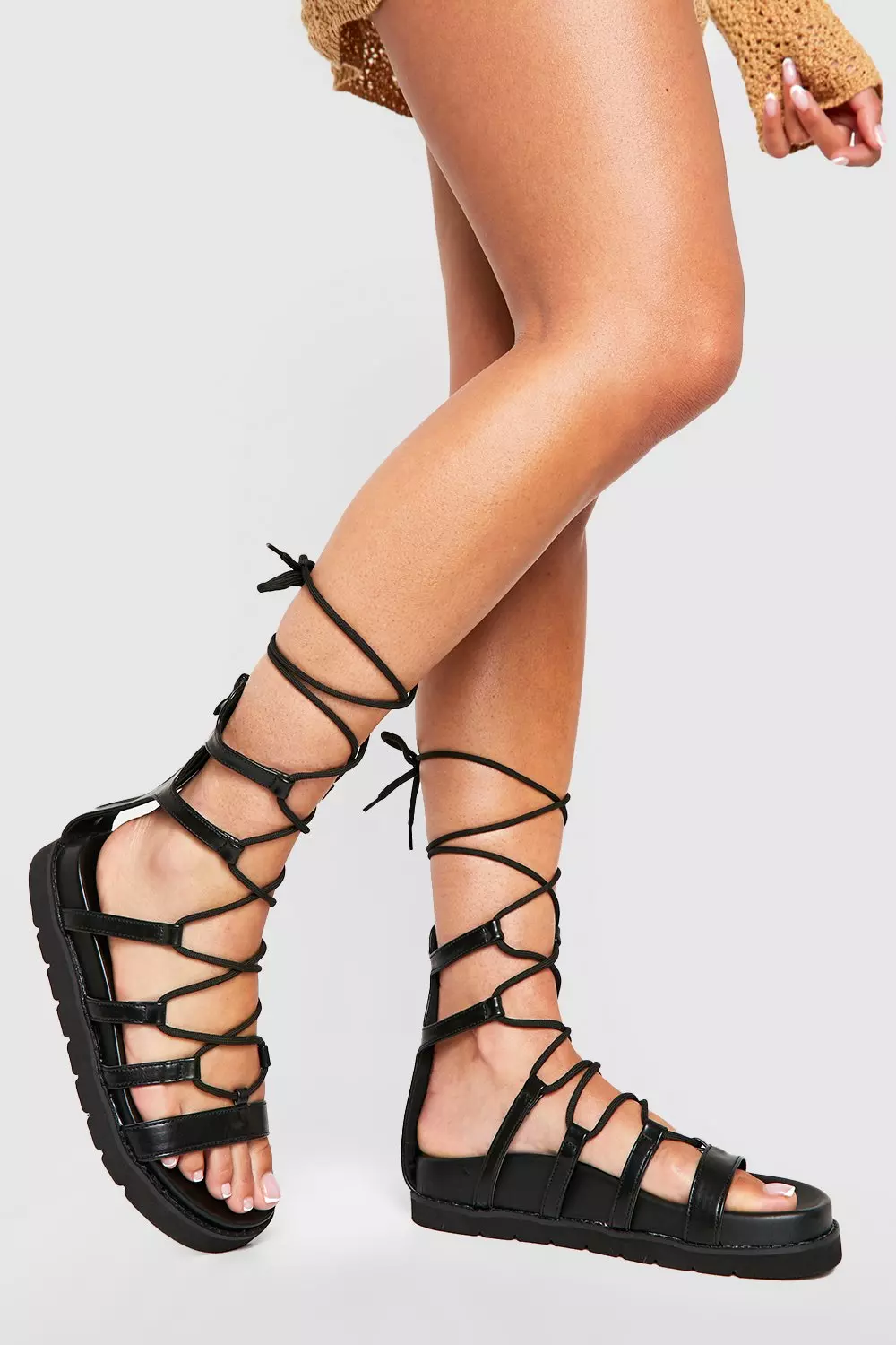 Gladiator sandals deals thick sole