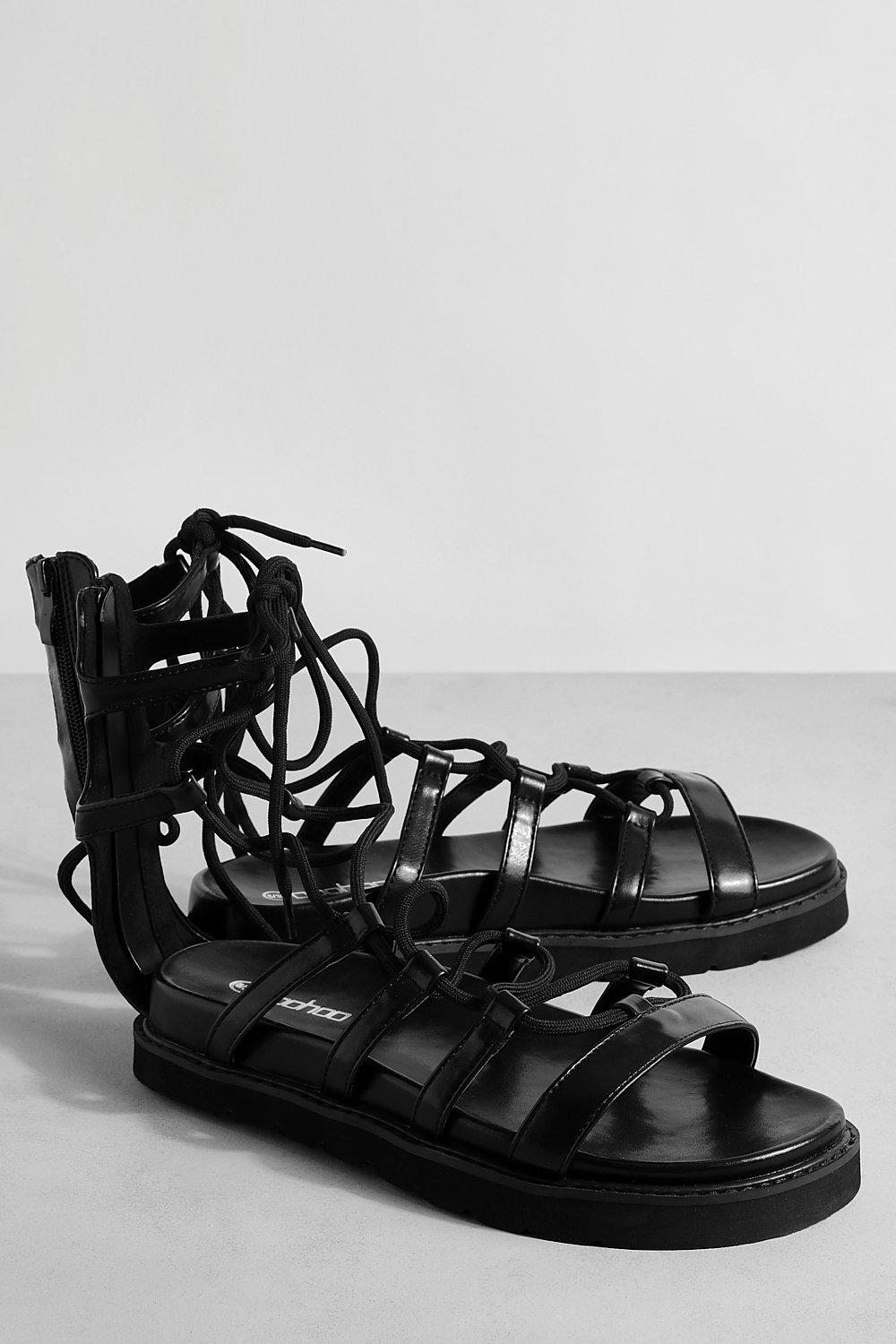 Boohoo 2024 gladiator sandals