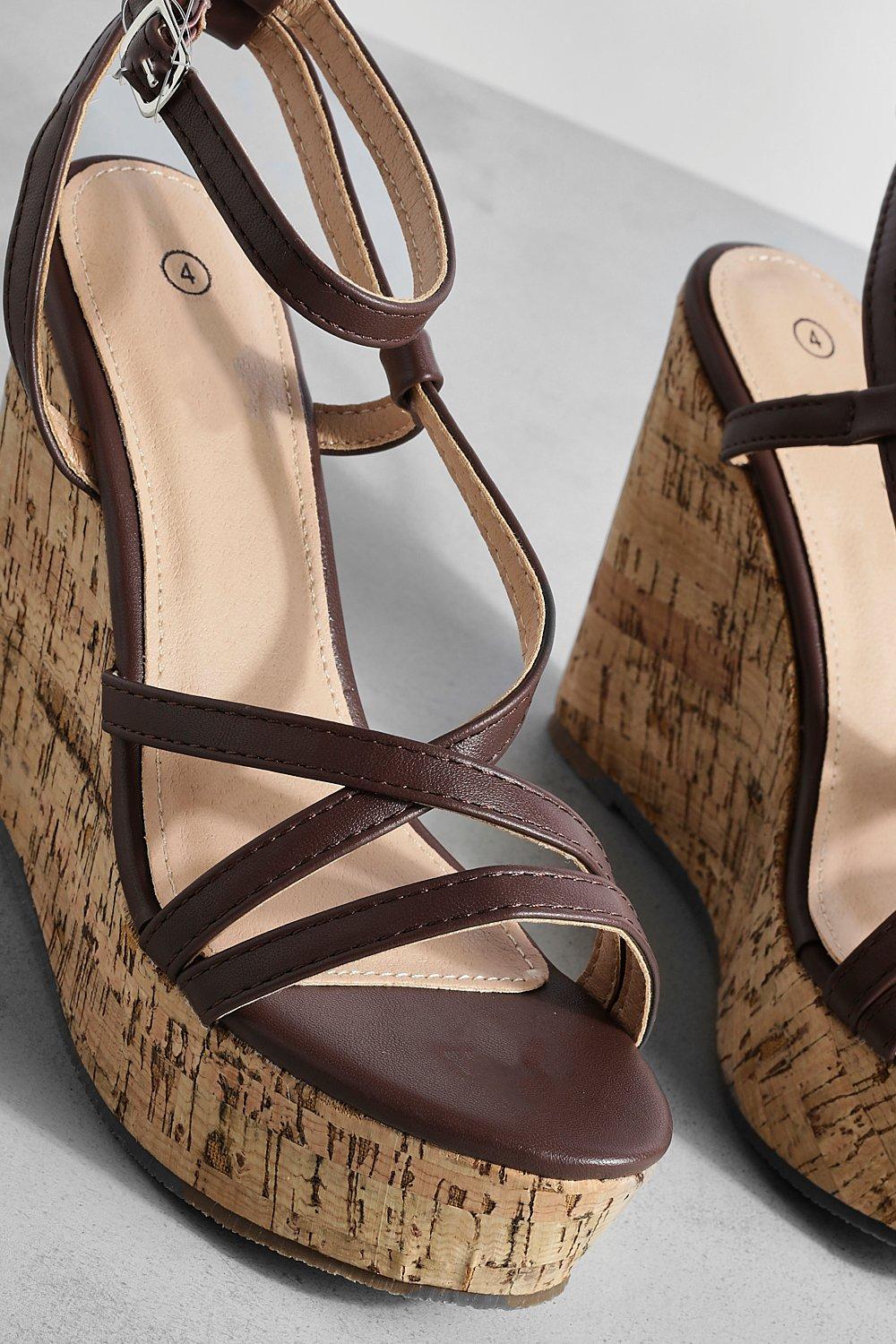 Wide width hot sale cork wedges