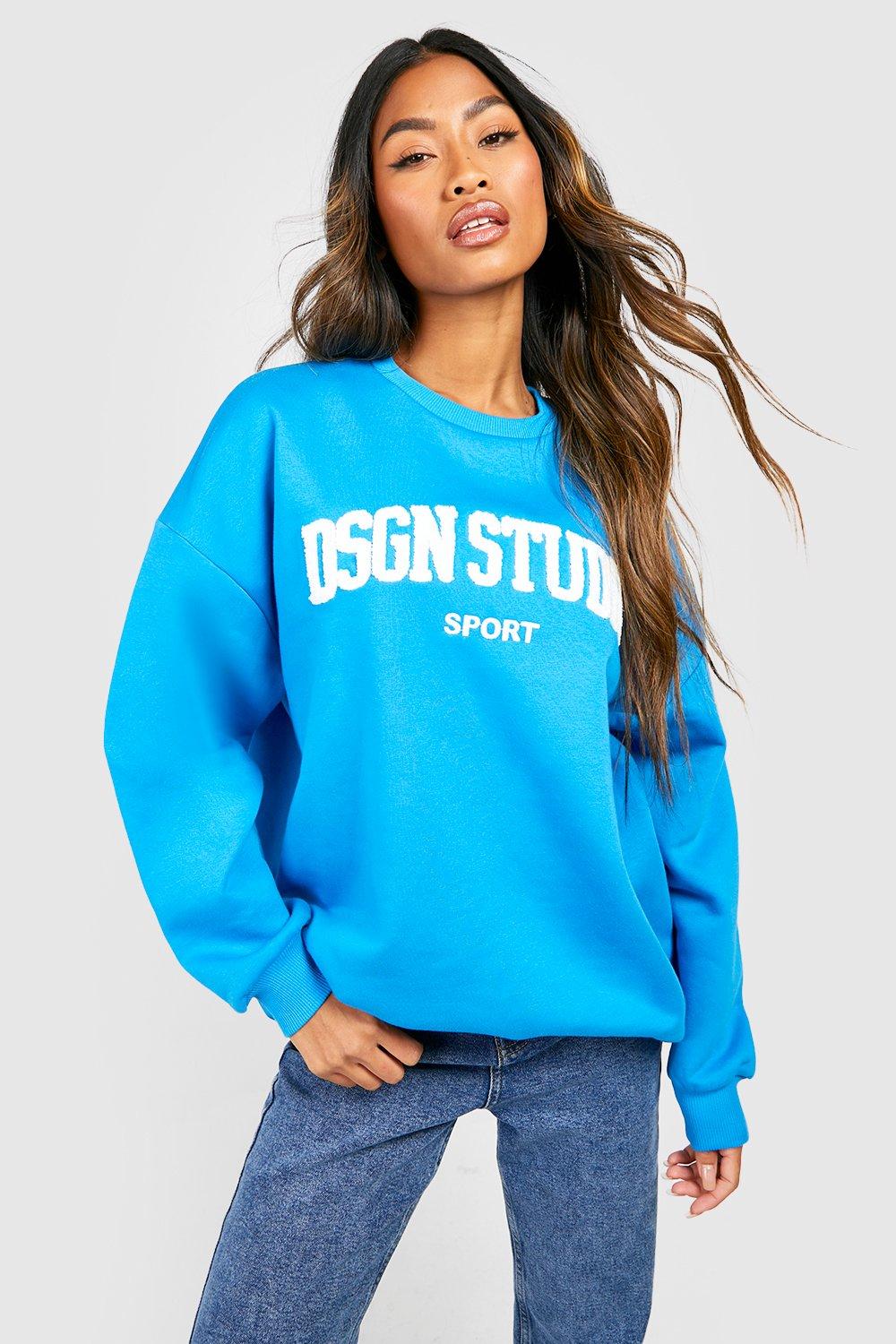 Dsgn Studio Sport Applique Sweatshirt | boohoo