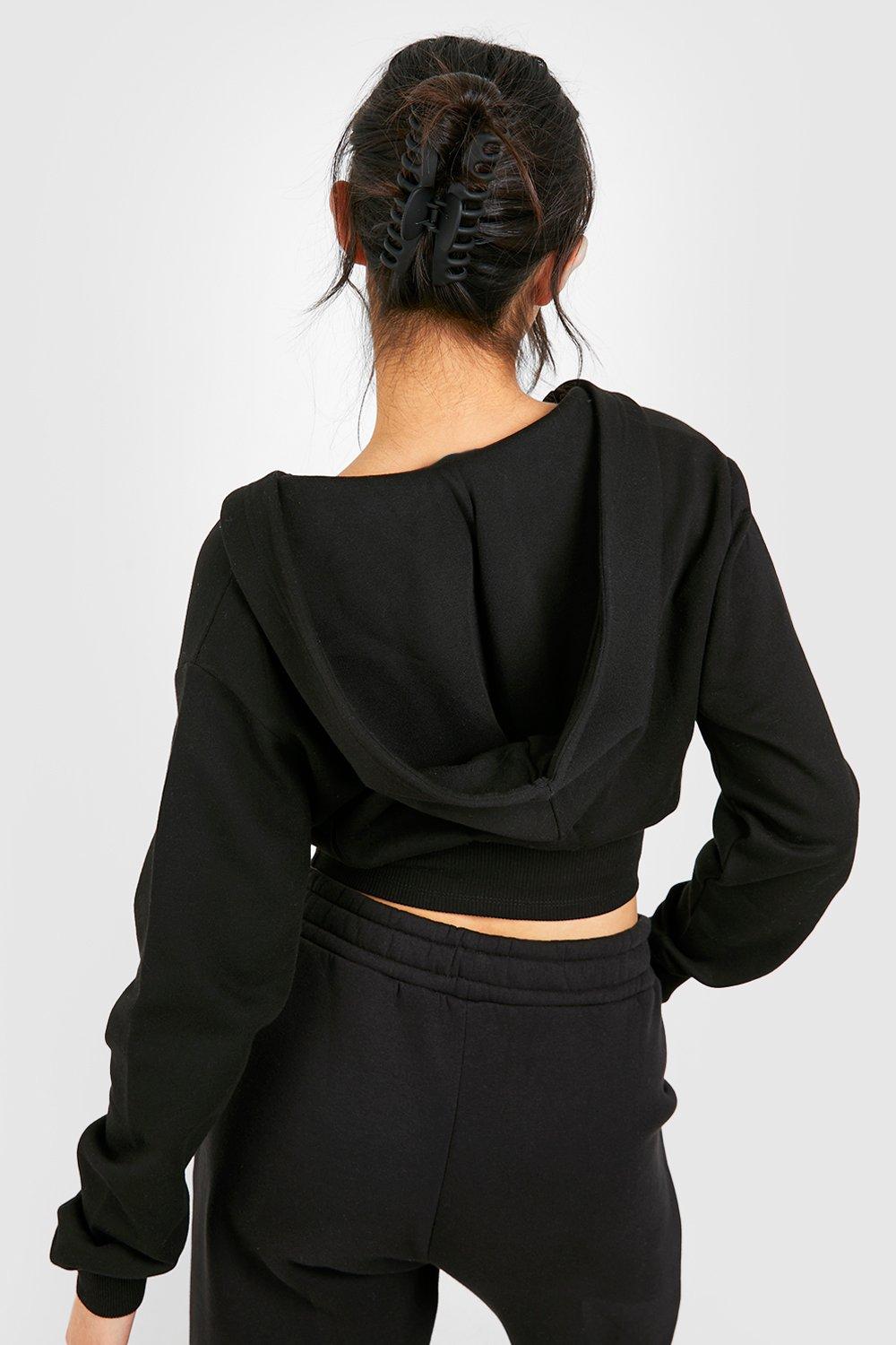 Boohoo corset online hoodie