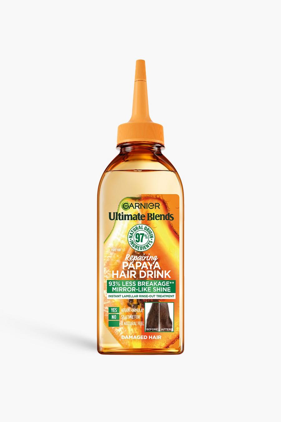 Multi Garnier Ultimate Blends Repairing Papaya Hair Drink liquid conditioner for damaged hair 200ml image number 1