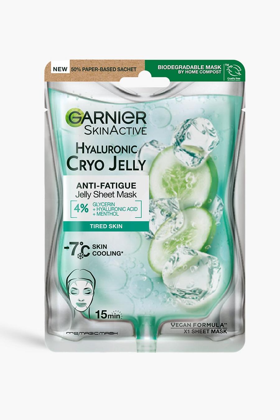 Multi Garnier Anti-Fatigue Hyaluronic Acid & Icy Cucumber Cryo Jelly Face Mask