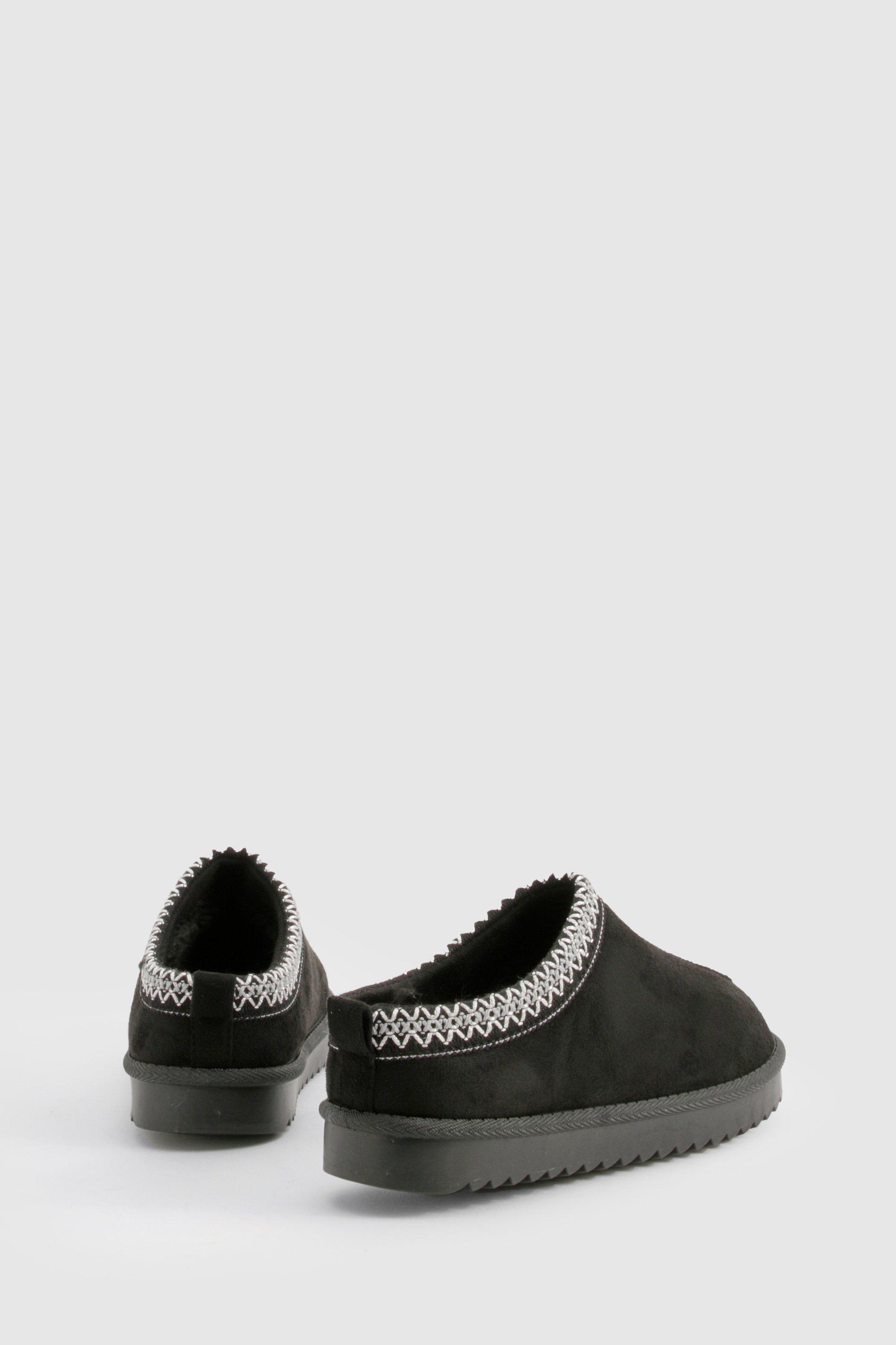 Womens black store slip on mules