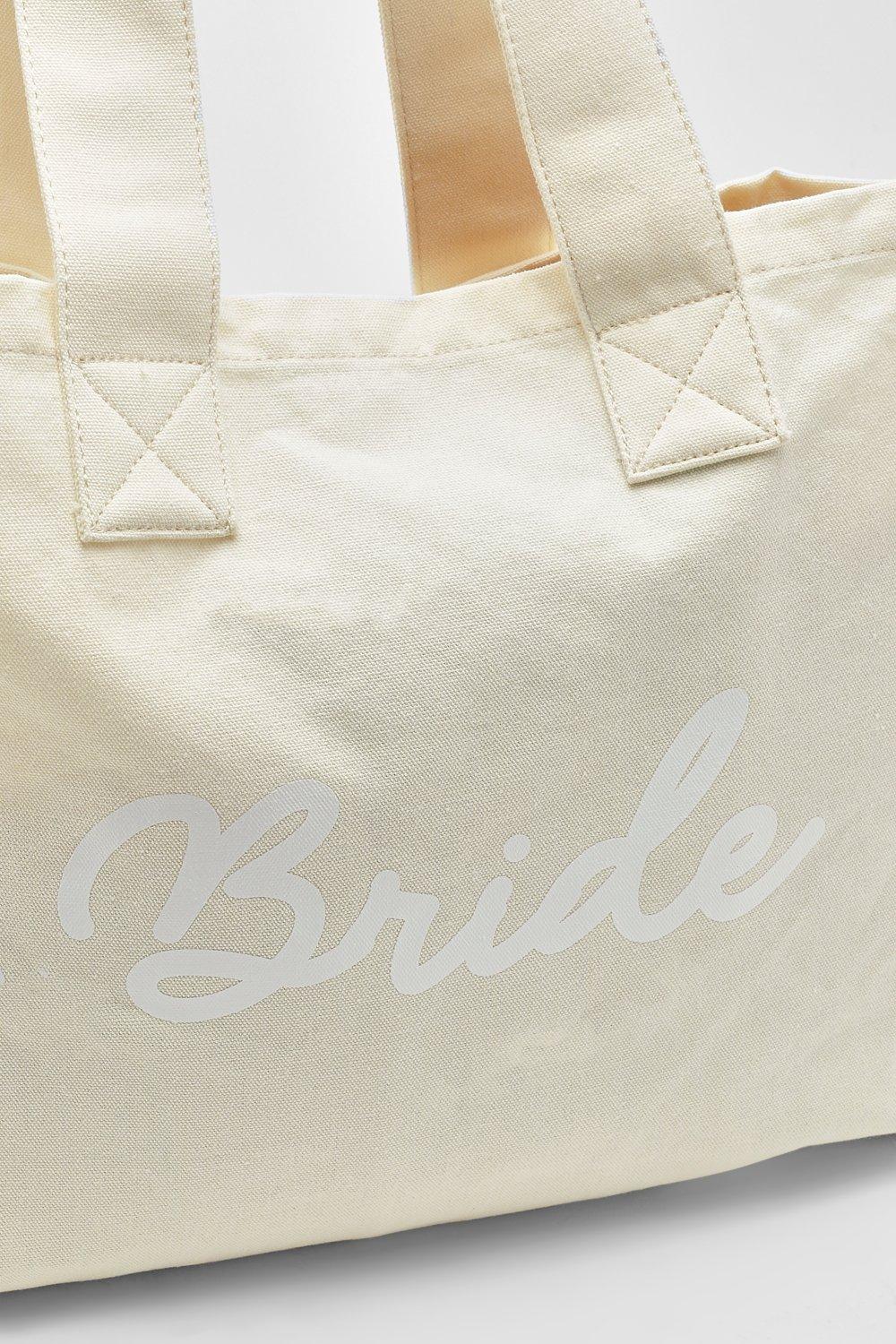 Bride canvas bag sale